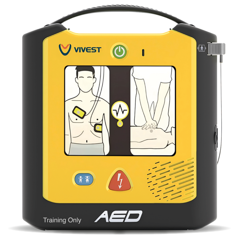 ViVest A1 Trainer, gelbes Trainingsgerät mit Kennzeichnung Training Only
