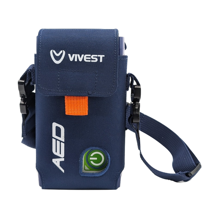 Original-Tragetasche für ViVest Pocket AED, abgebildet mit ViVest P3